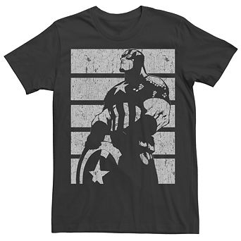 Men's Captain America Chalk Tee