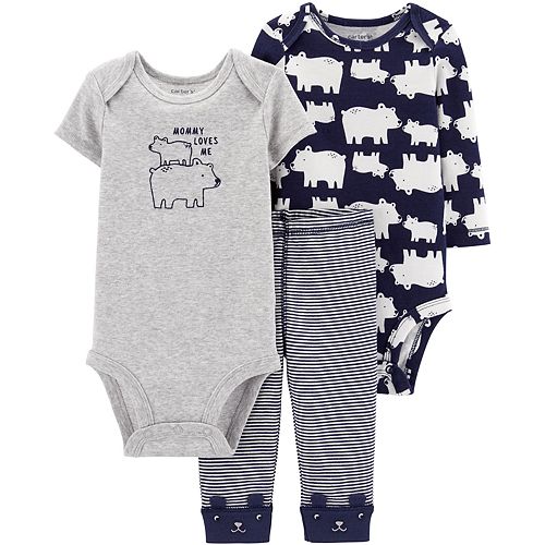 Baby Boy Carter's 3 Piece Polar Bear Bodysuits & Pants Set