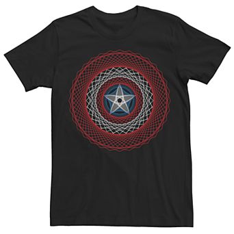 Men's Marvel Universe Captain America String Shield Tee