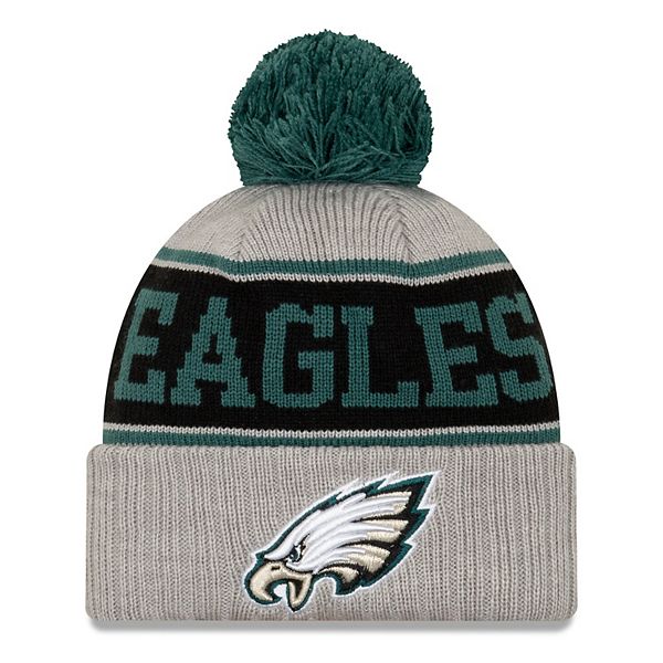 Philadelphia Eagles STRIPED Knit Beanie Hat by New Era