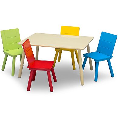 Delta Children Kids Colorful Table and Chair Set