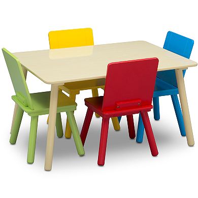 Delta Children Kids Colorful Table and Chair Set