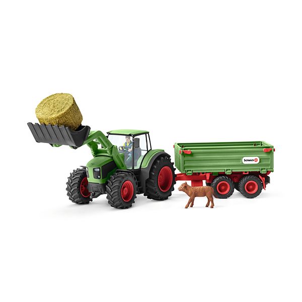 Schleich Farm World Tractor With Trailer Toy Figure - roblox farming ad auto duels
