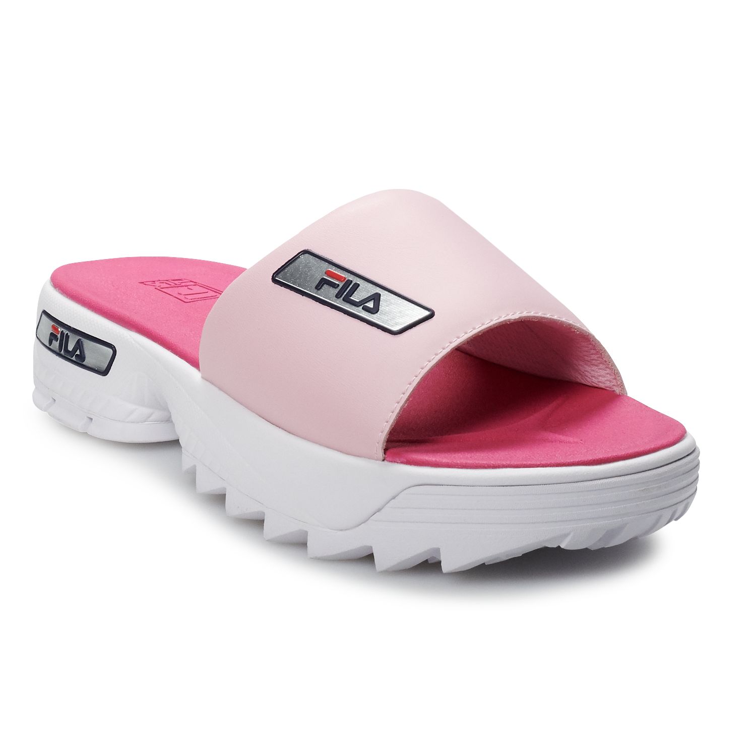 fila pink slides