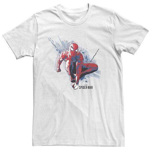 Men's Marvel Spider-Man Cityscape Graphic Tee