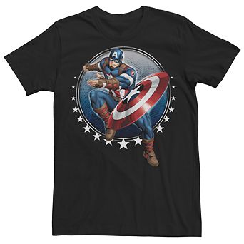 Men's Marvel Captain America Shield Graphic Tee