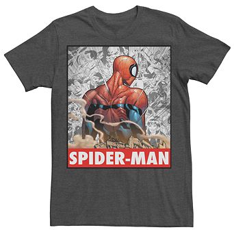 Men's Marvel Obey Spider-Man Short Sleeve Graphic Tee