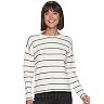 Women's Apt. 9® Ribbed Dolman Pullover Top