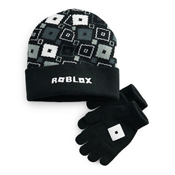 Boy S Roblox Knit Hat Glove Set - super beanie red roblox