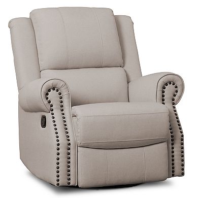 Delta Children Dylan Nursery Recliner Glider Swivel Chair