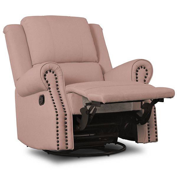 Delta Children Dylan Nursery Recliner Glider Swivel Chair