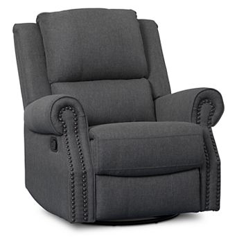 Delta Children Dylan Nursery Recliner Glider Swivel Chair