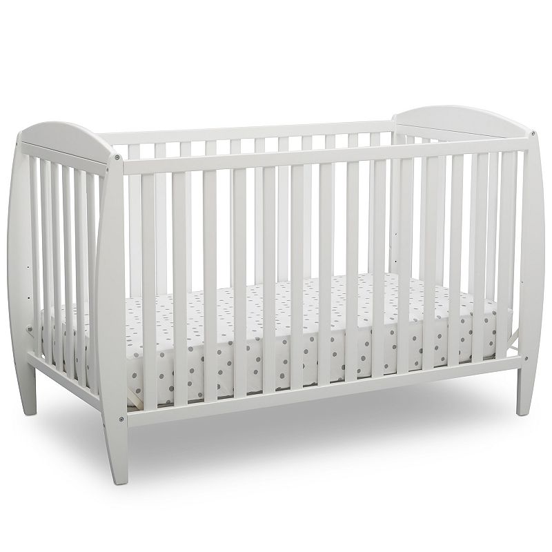 Delta Children Taylor 4-in-1 Convertible Crib, White
