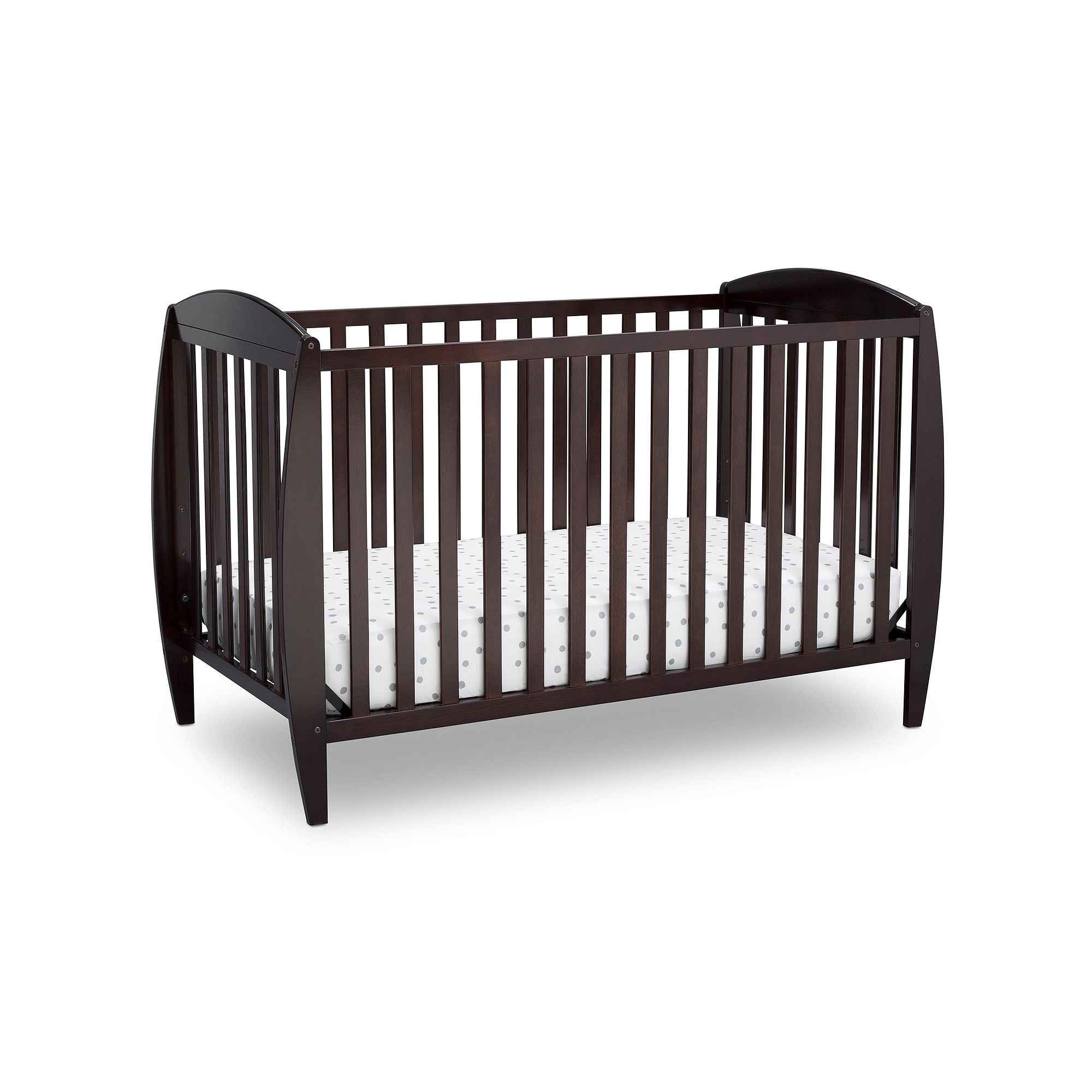 Delta Children Taylor 4-in-1 Convertible Crib, Dark Brown