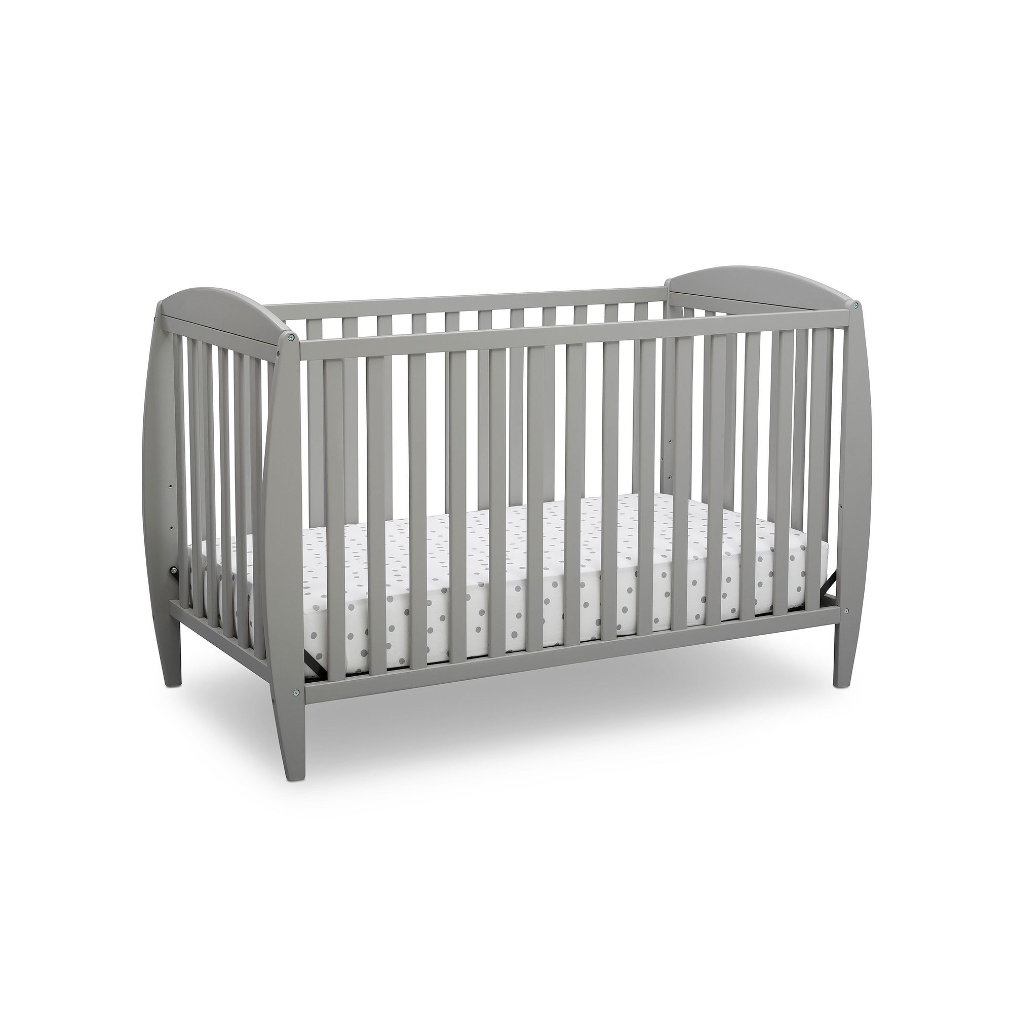 Delta Children Taylor 4-in-1 Convertible Crib, Gray