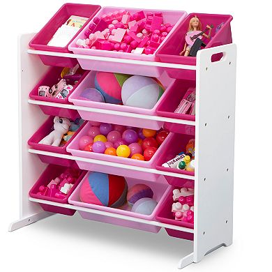 Delta Children Kids' 12 Plastic Bins Toy Storage Organizer