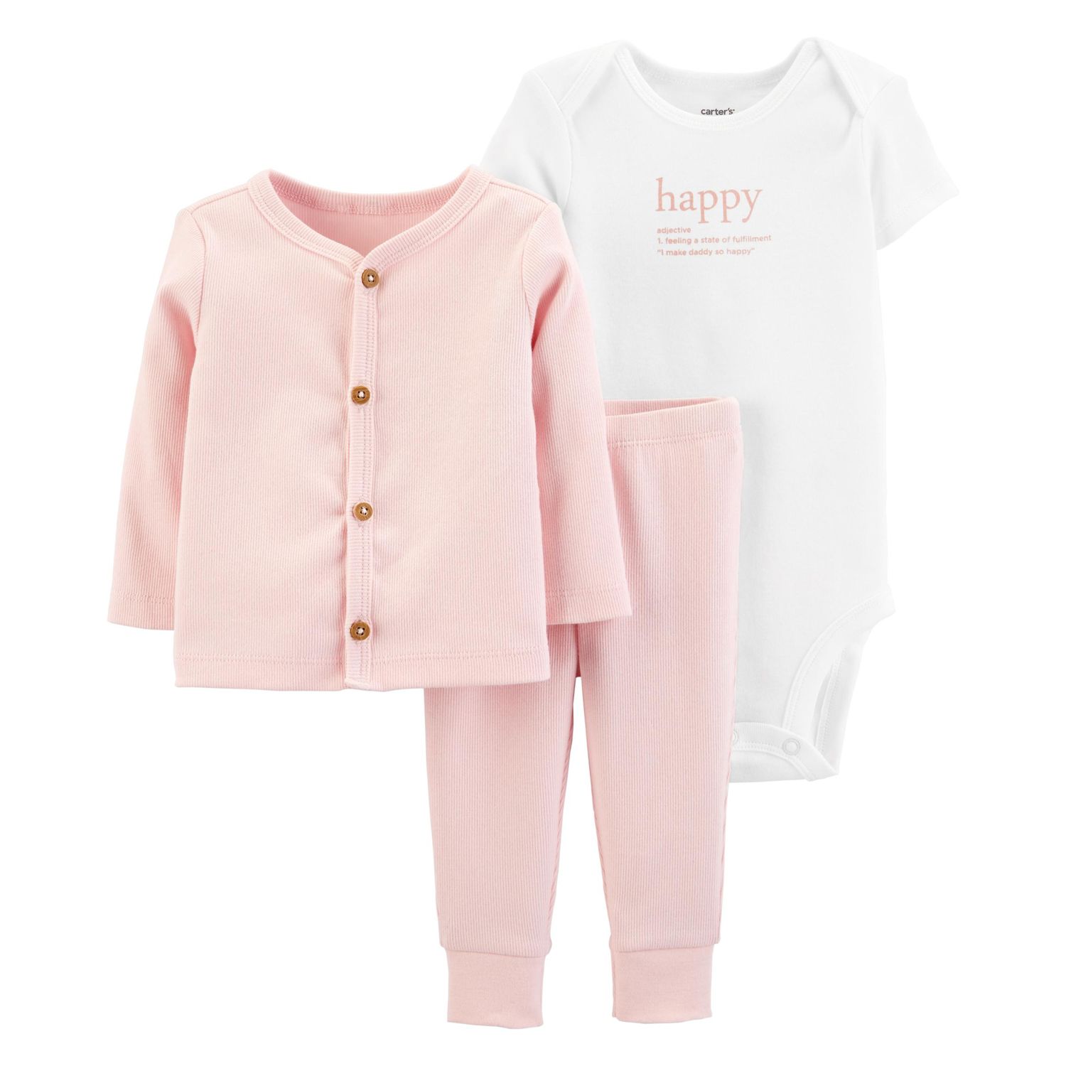 carter's 3 piece set baby girl