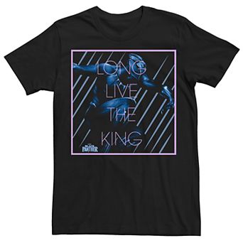 Men's Marvel Black Panther Long Live the King Graphic Tee