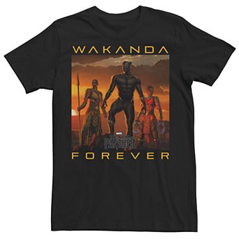 Men's Black Panther Movie Wakanda Forever Tee