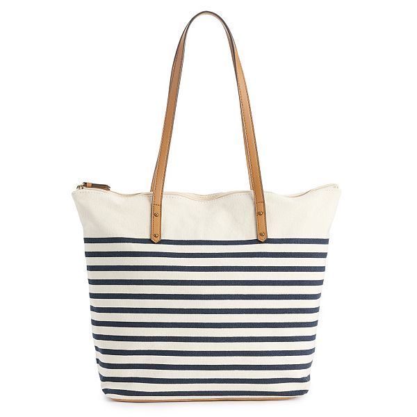 Sonoma Goods For Life® Striped Canvas Tote