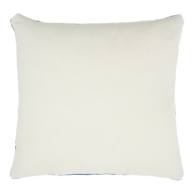 Mina Victory Solid Velvet Throw Pillow