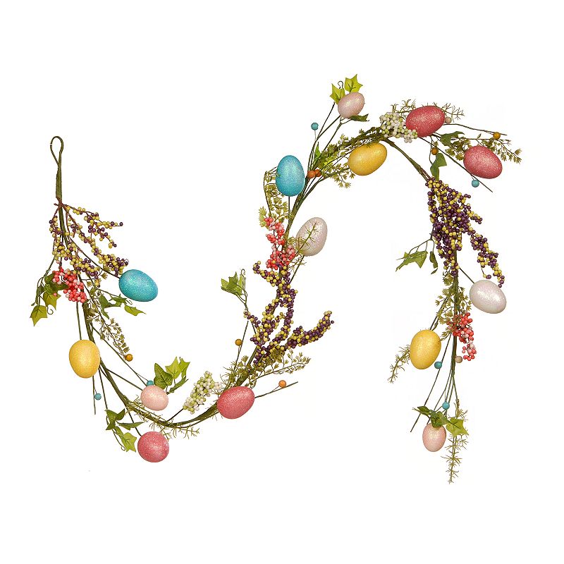 National Tree Company Artificial Easter Egg Garland, Multicolor