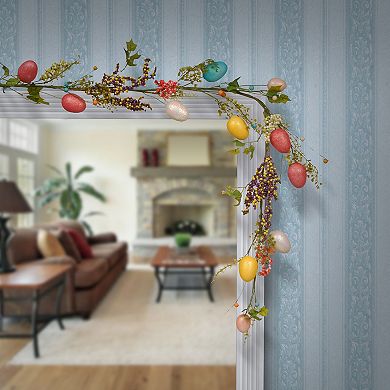 National Tree Company Artificial Easter Egg Garland