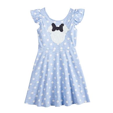 Disney's Minnie Mouse Girls 4-12 Flip-Sequin Polka-Dot Dress by by Jumping Beans®
