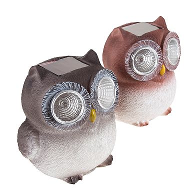 Pure Garden Owl Landscape Lights