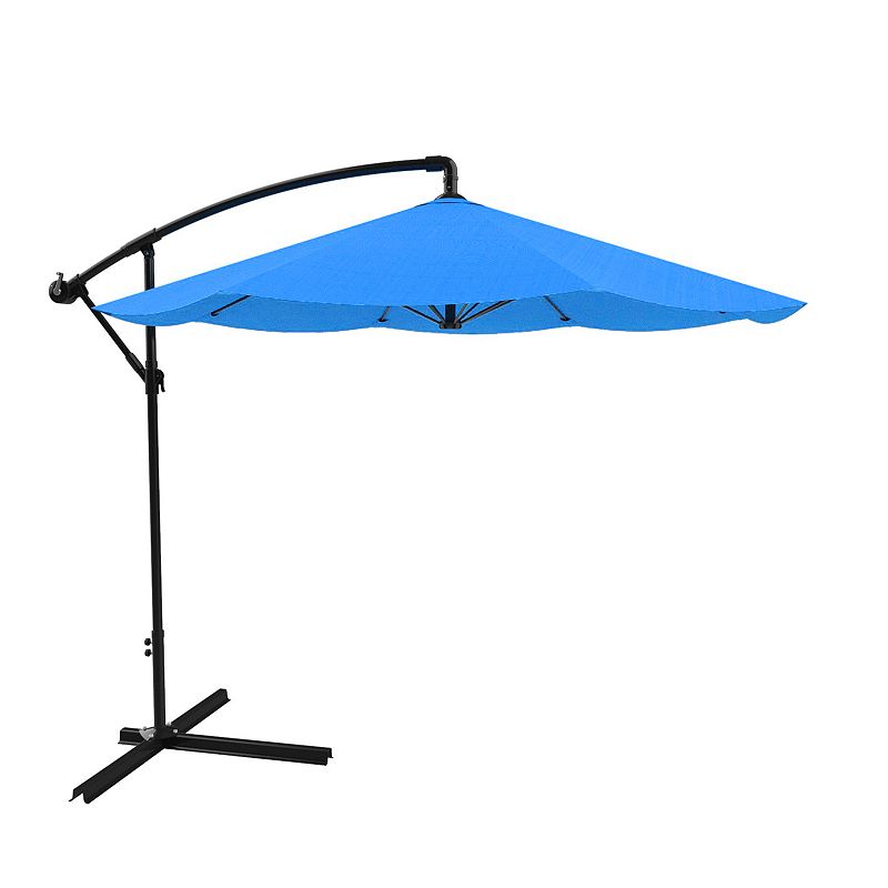 39549578 Pure Garden Blue Overhanging Patio Umbrella sku 39549578
