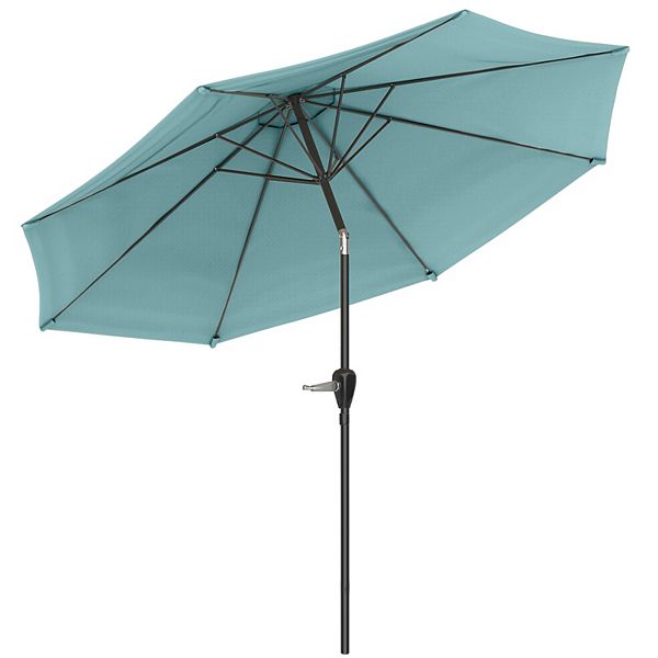 Pure Garden Green Auto Tilt Patio Umbrella