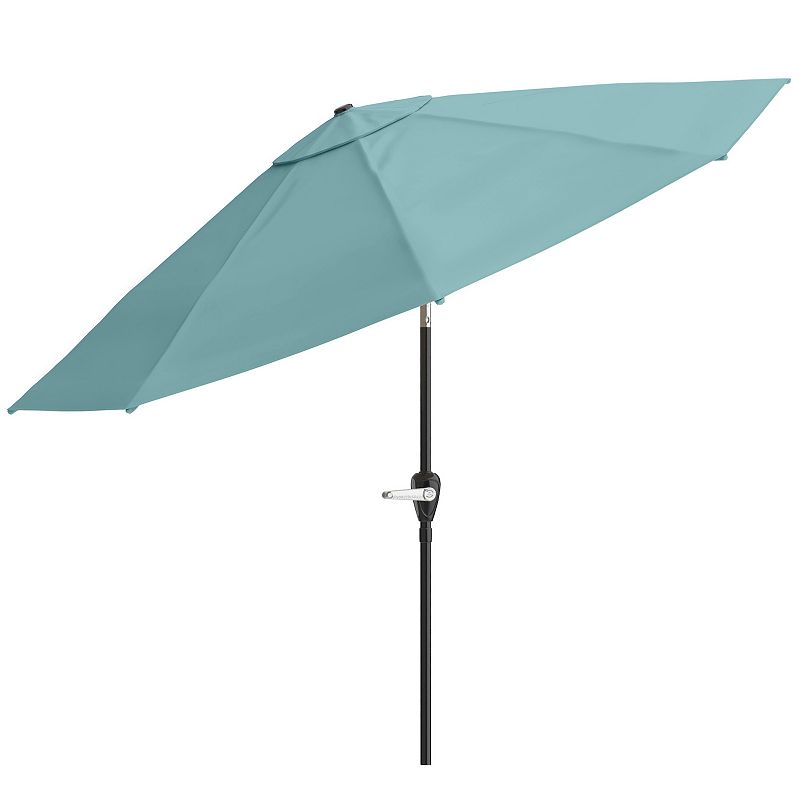 Pure Garden Green Auto Tilt Patio Umbrella