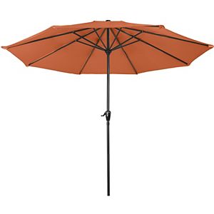 California Umbrella 11 Ft Sun Master Black Finish Patio Umbrella