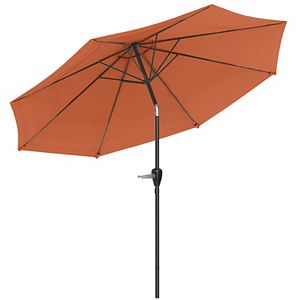 Pure Garden Green Auto Tilt Patio Umbrella