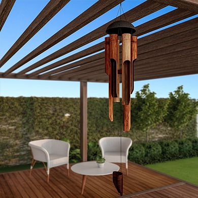 Pure Garden Bamboo Wind Chimes