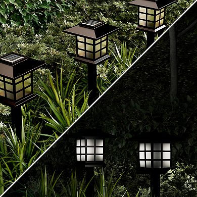 Pure Garden Paned Landscape Lights