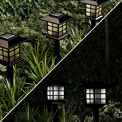 Pure Garden Paned Landscape Lights