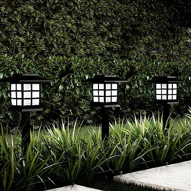 Pure Garden Paned Landscape Lights