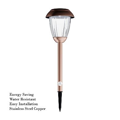 Pure Garden Copper Landscape Stake Light