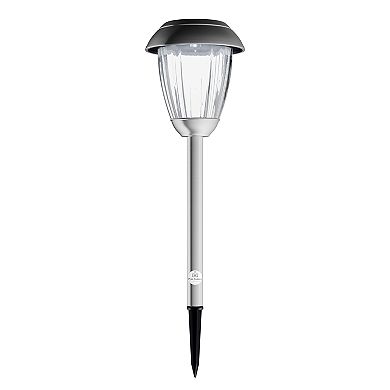 Pure Garden Silver Landscape Stake Light