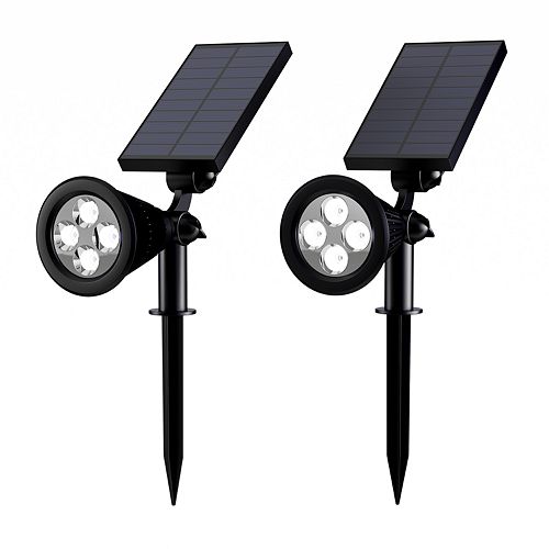 Pure Garden Solar Panel Landscape Lights