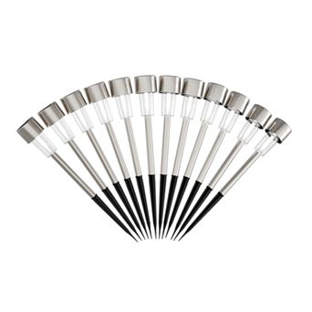 Pure Garden Silver Landscape Stake Light 12-Pack