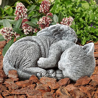 Pure Garden Angel Cat Remembrance Figurine
