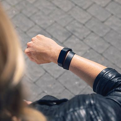 Fitbit Inspire Double Wrap Leather Accessory Band