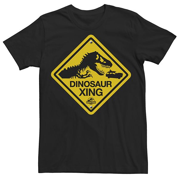 Men's Jurassic Park Dino Crossing Tee