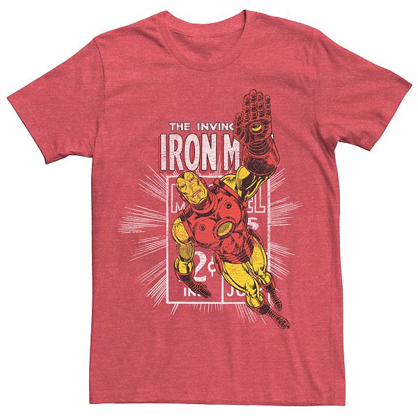 Men's Marvel Comics Retro Iron Man Short Sleeve Graphic Tee