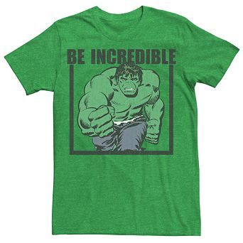 Men's Marvel Comics Retro Be Incredible The Incredible Hulk Graphic Tee
