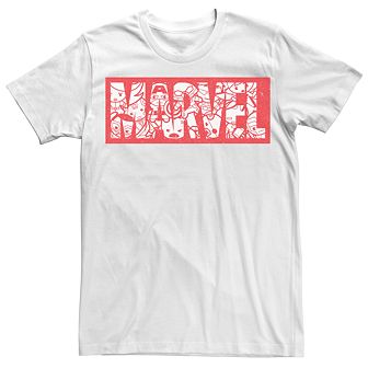 Men's Marvel Kawaii Art Collection Graphic Tee