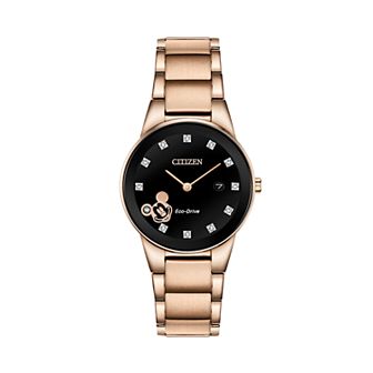 Disney's Mickey Mouse Women's Diamond Accent Watch by Citizen