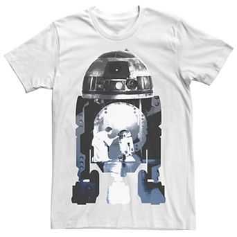 Men's A New Hope Ep4 R2D2 Collage Tee